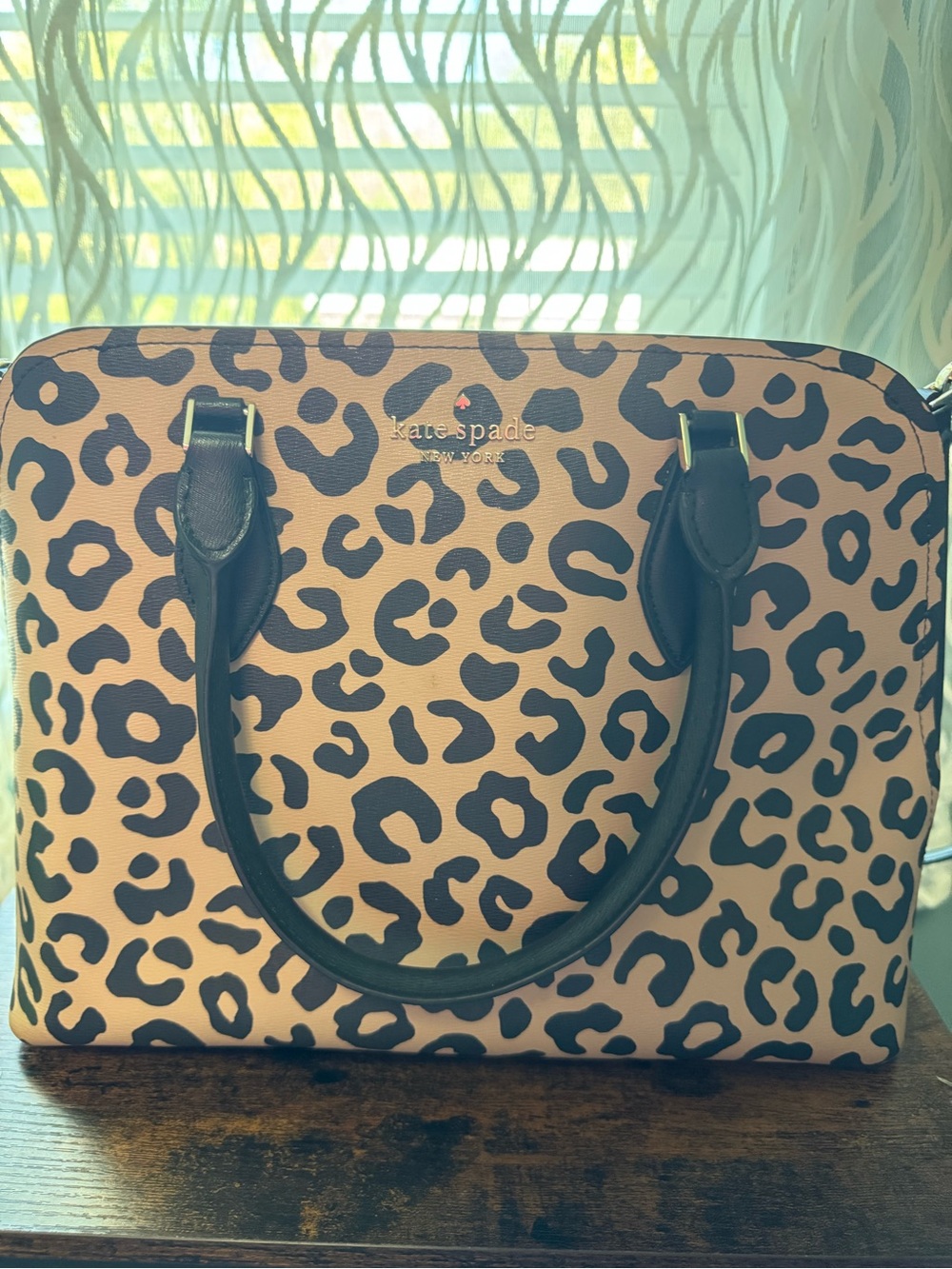 Kate spade Leopard Print Satchel - Tan & Black